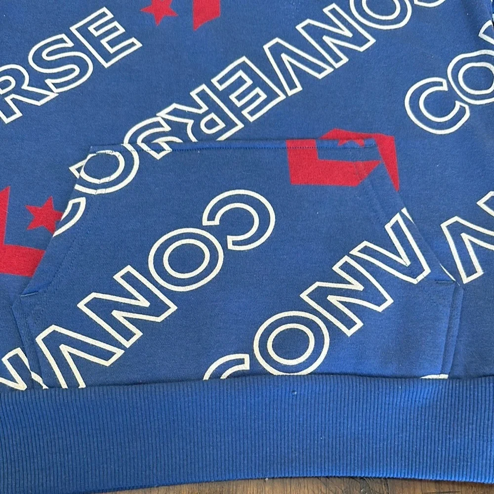 Converse Blue Hoodie Sweatshirt